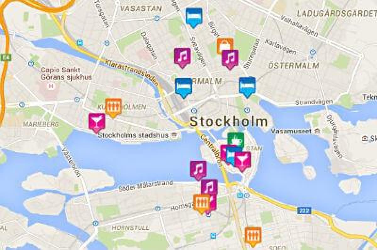 mapa gej mapu Stokholmu