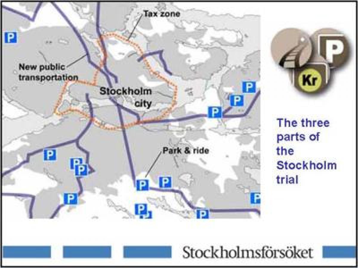 mapa Stokholmu parking