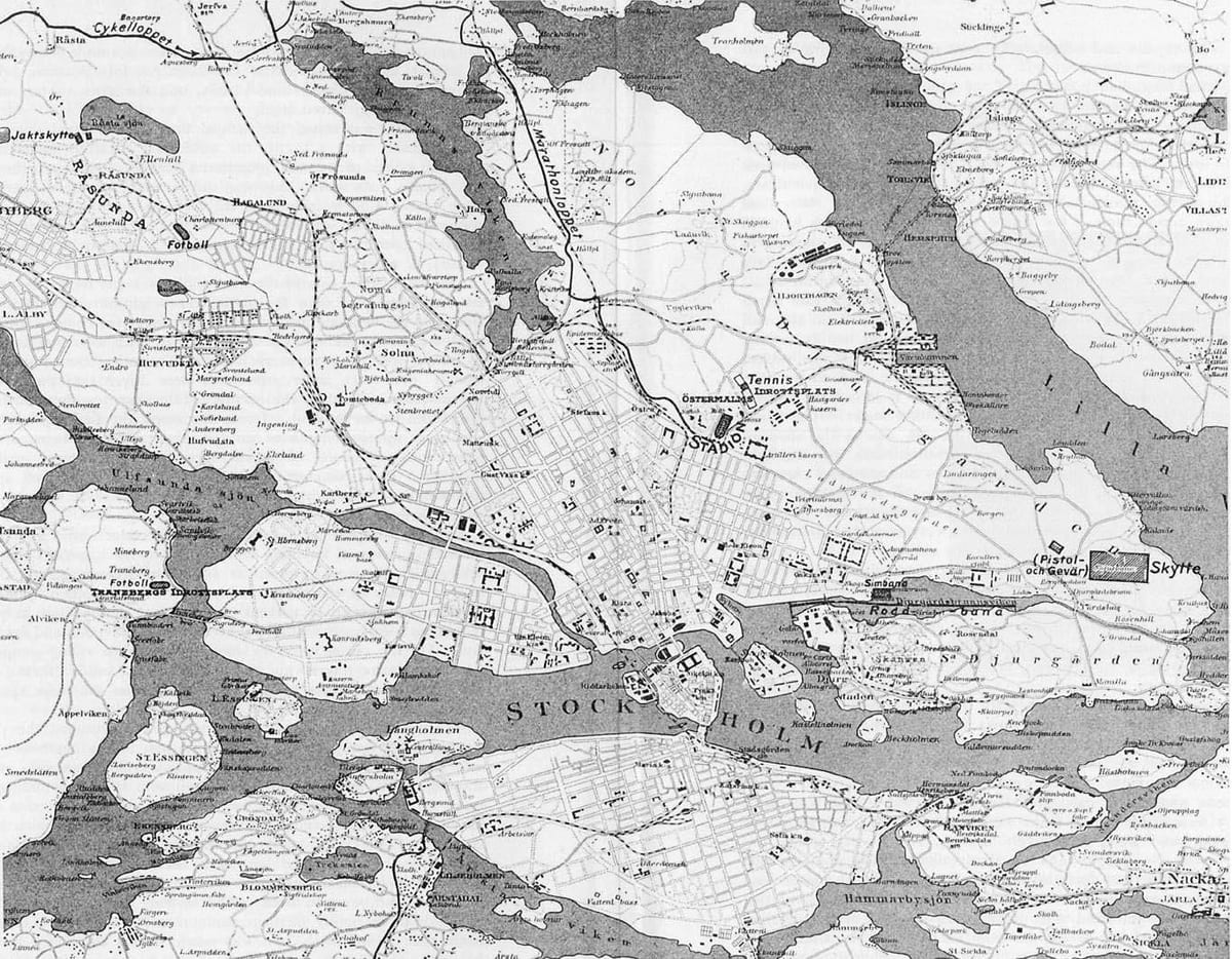 mapa Stokholmu stari grad
