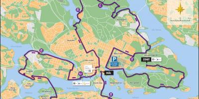 Stokholmu bicikl mapu