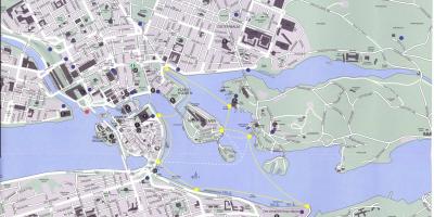 Mapa Stokholmu centar
