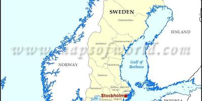 Stokholmu u svijetu mapu