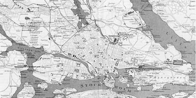 Mapa Stokholmu stari grad