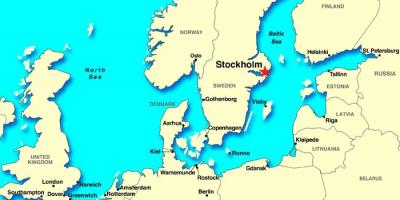 Stokholmu kartu europe
